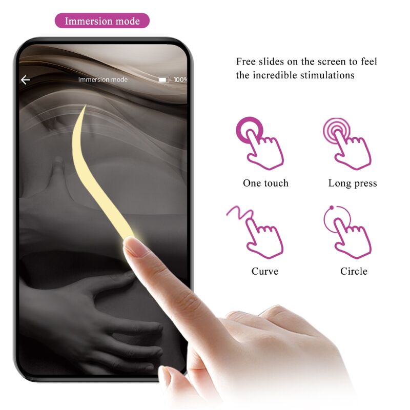 PRETTY LOVE - NYMPH VIBRATING EGG APP CONTROLLED LILA - NOCTURNA DESIRES