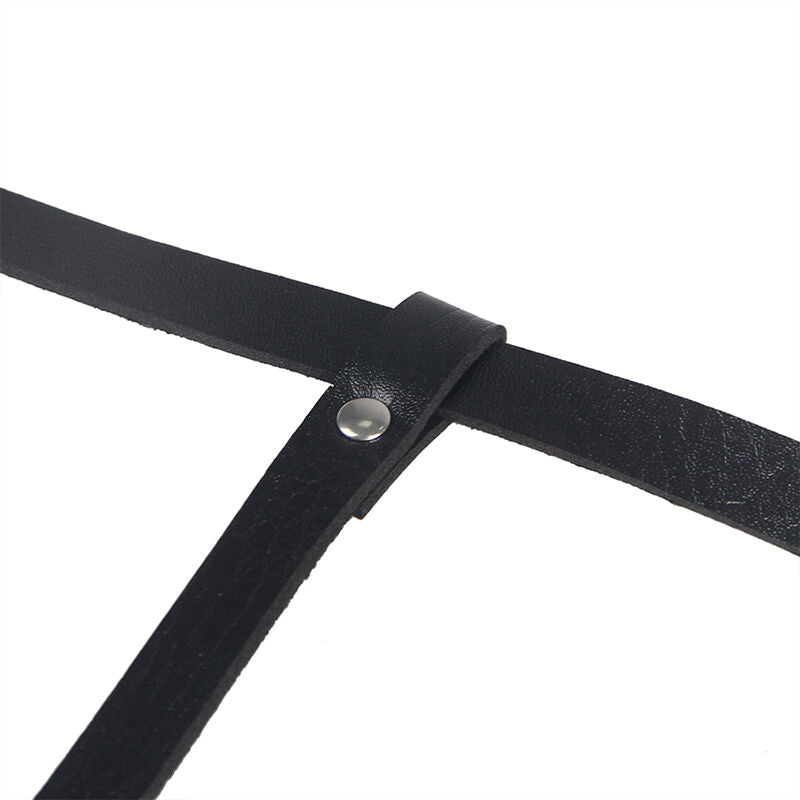 SUBBLIME - LEATHER BODY HARNESS BLACK ONE SIZE - NOCTURNA DESIRES