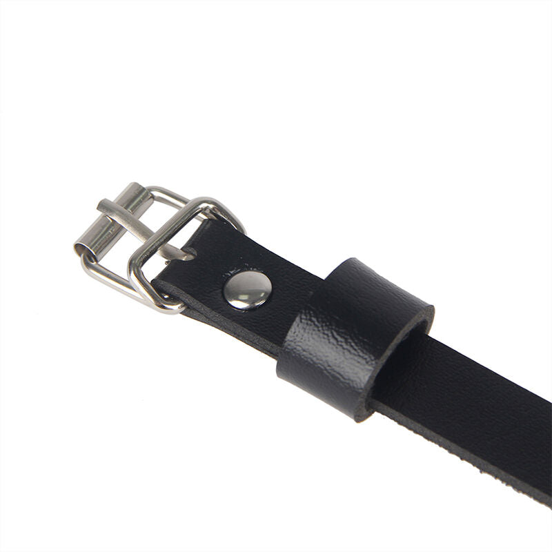 SUBBLIME - LEATHER WAIST AND LEG HARNESS BLACK ONE SIZE - NOCTURNA DESIRES