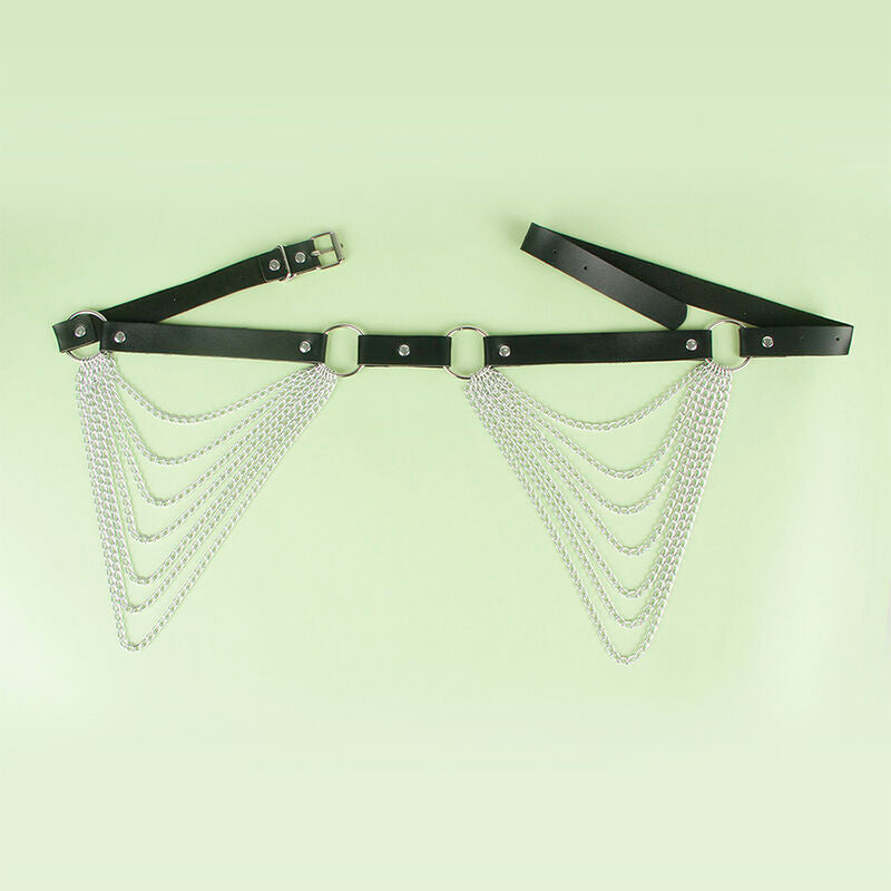SUBBLIME - LEATHER CHAINBELT BLACK ONE SIZE - NOCTURNA DESIRES