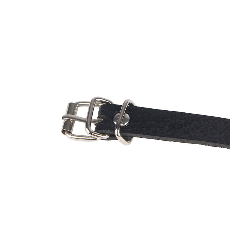 SUBBLIME - LEATHER RING CHAINBELT BLACK ONE SIZE - NOCTURNA DESIRES