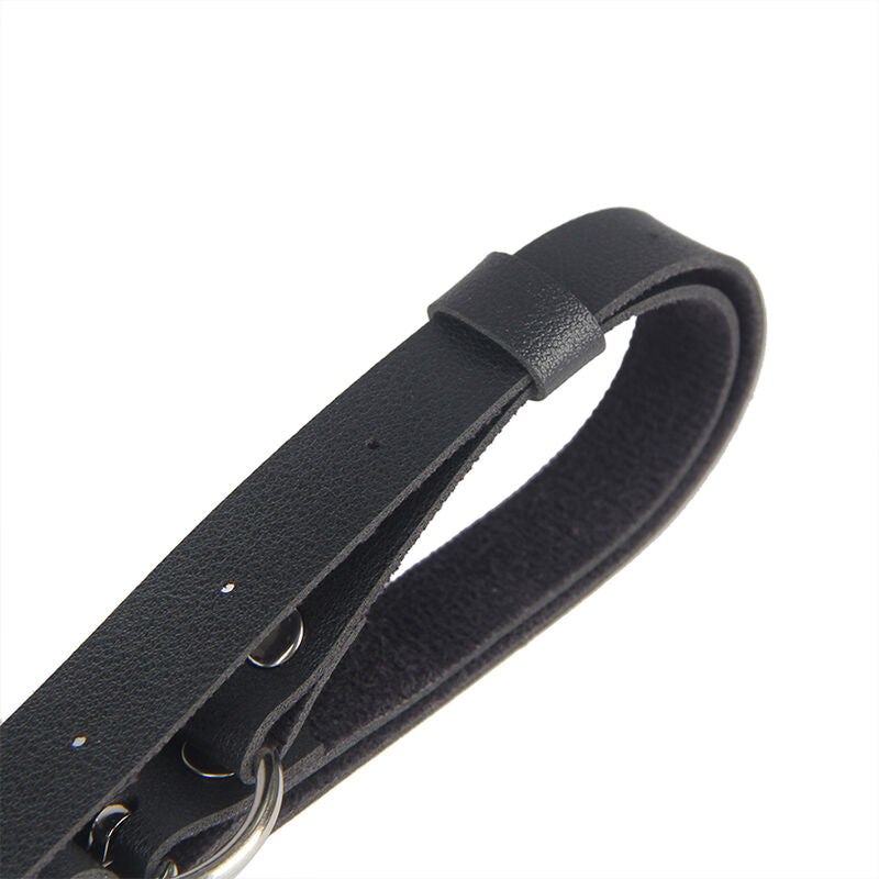 SUBBLIME - LEATHER BELT HARNESS BLACK ONE SIZE - NOCTURNA DESIRES