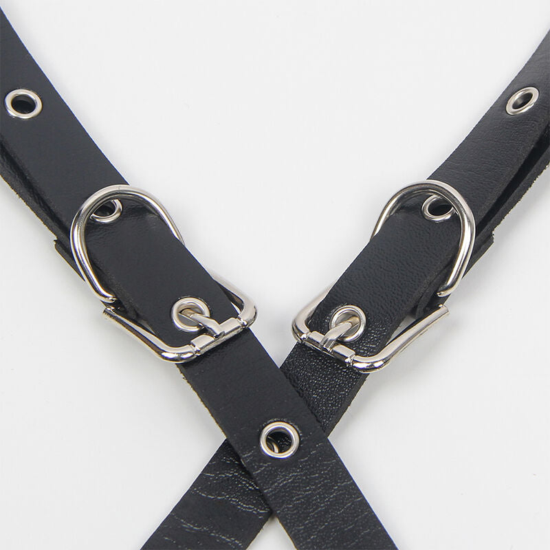 SUBBLIME - HARNESS WITH STRAPS AND CHAINDETAILS ONE SIZE - NOCTURNA DESIRES