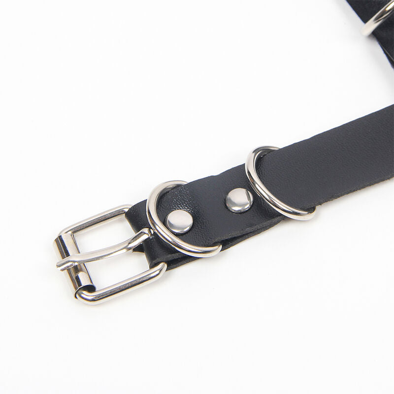SUBBLIME - HARNESS BRA WITH CHAINDETAIL ONE SIZE - NOCTURNA DESIRES