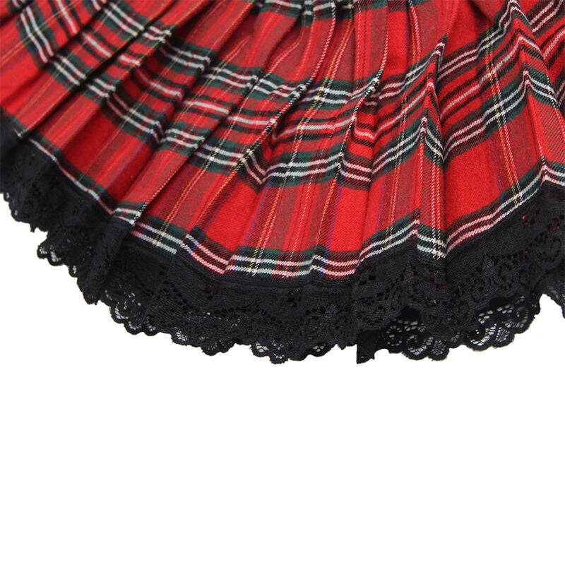 SUBBLIME - SEXY SCHOOLGIRL COSTUME WITH TOP L/XL - NOCTURNA DESIRES