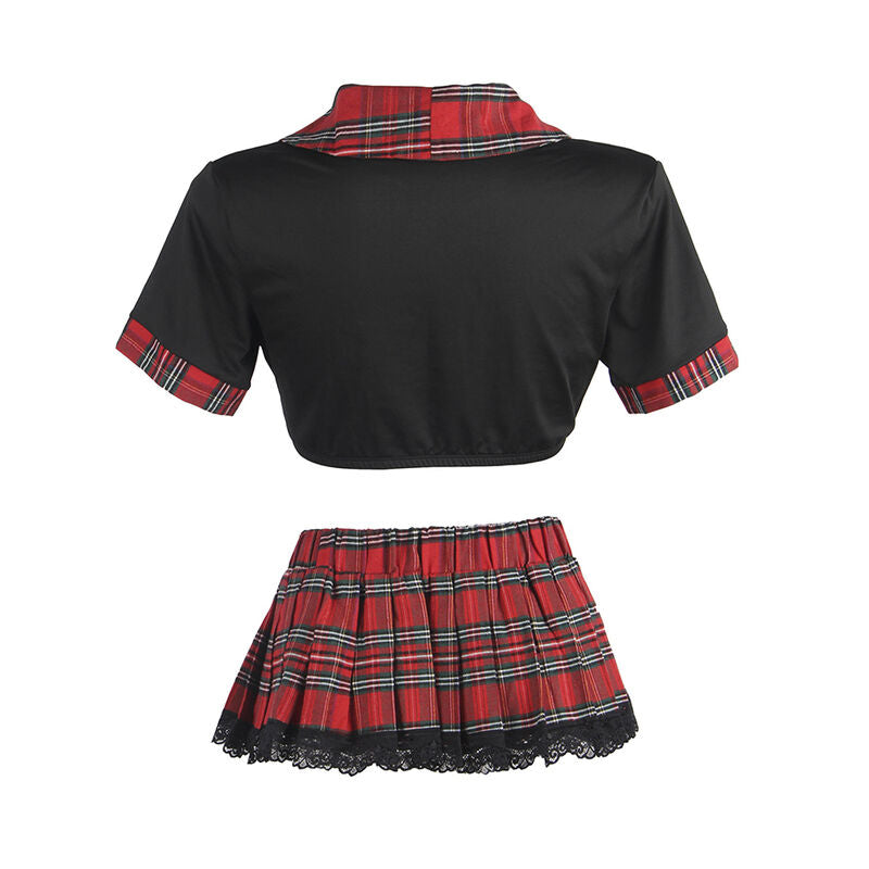 SUBBLIME - SEXY SCHOOLGIRL COSTUME WITH TOP L/XL - NOCTURNA DESIRES