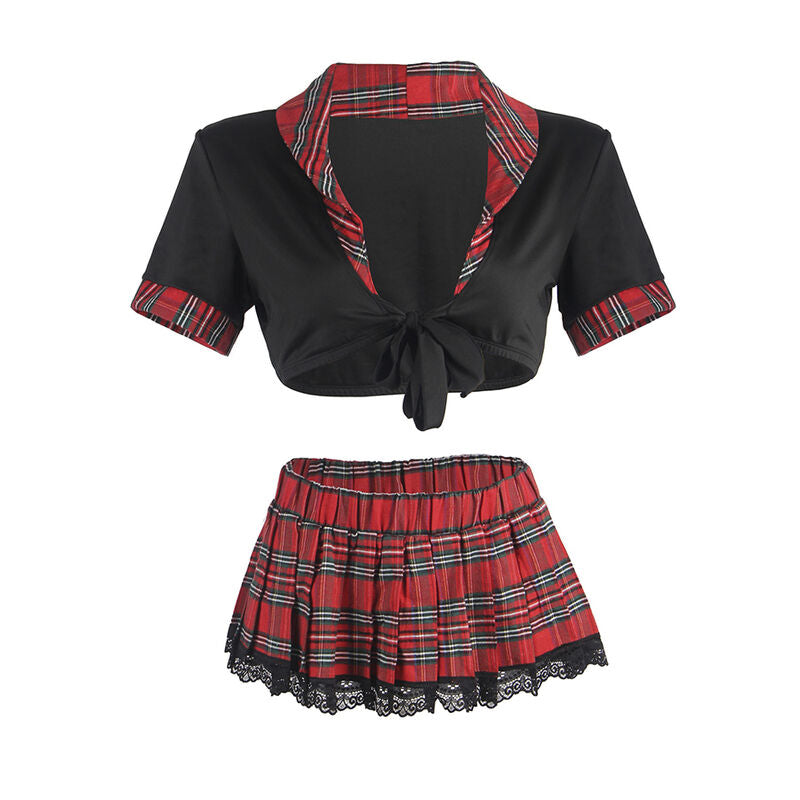 SUBBLIME - SEXY SCHOOLGIRL COSTUME WITH TOP L/XL - NOCTURNA DESIRES