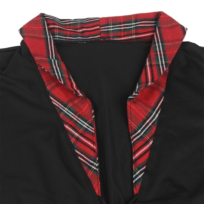 SUBBLIME - SEXY SCHOOLGIRL COSTUME WITH TOP L/XL - NOCTURNA DESIRES