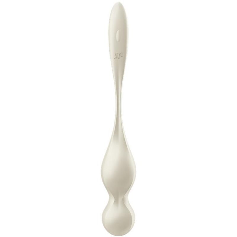 SATISFYER - LOVE BIRDS VIBRATING KEGEL BALLS WHITE - NOCTURNA DESIRES