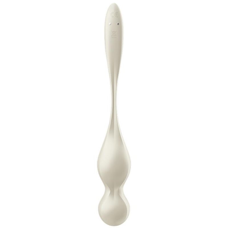 SATISFYER - LOVE BIRDS VIBRATING KEGEL BALLS WHITE - NOCTURNA DESIRES