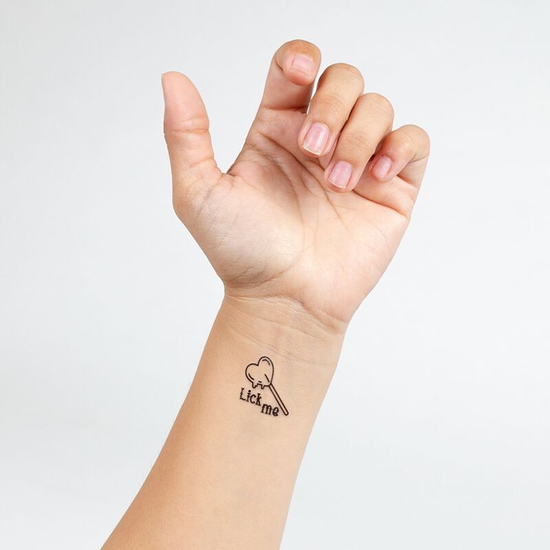 SECRET PLAY - SET OF 10 CANDY COLLECTION TEMPORARY TATTOOS - NOCTURNA DESIRES