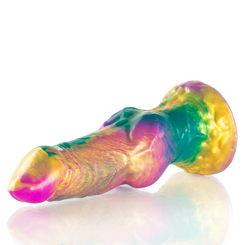 EPIC - IRIS DILDO WITH RAINBOW TESTICLES OF PLEASURE - NOCTURNA DESIRES