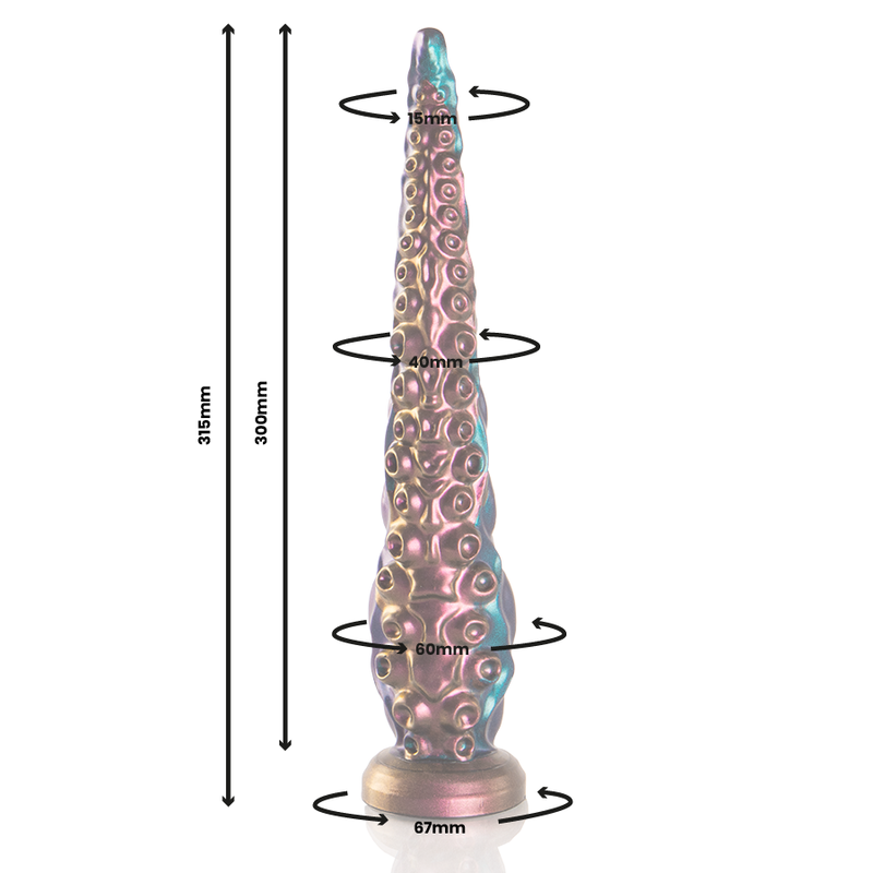 EPIC - CHARYBDIS FINE TENTACLE DILDO LARGE SIZE - NOCTURNA DESIRES
