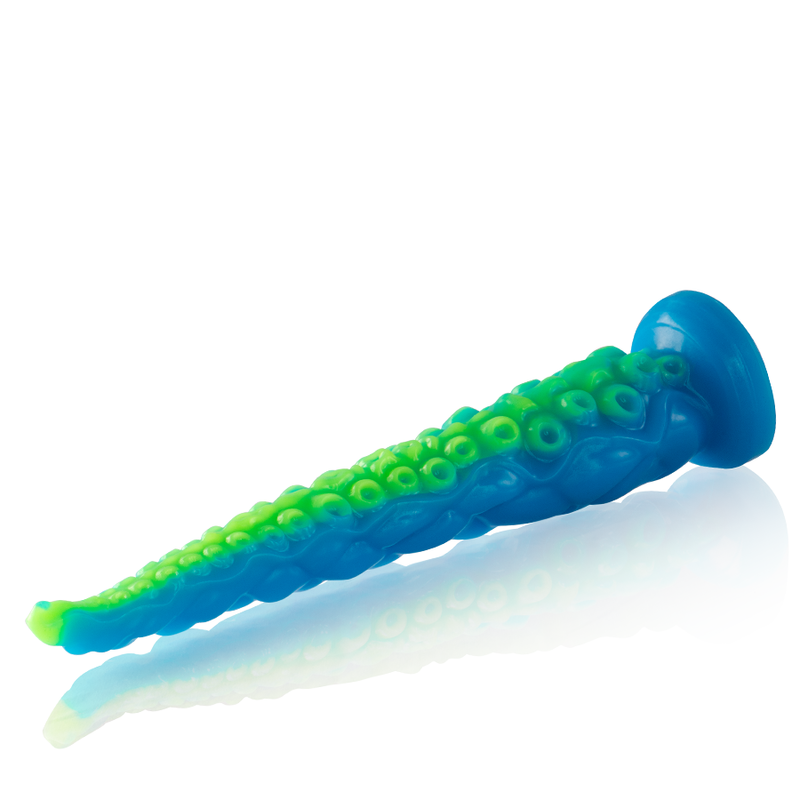 EPIC - SCYLLA FLUORESCENT THIN TENTACLE DILDO LARGE SIZE - NOCTURNA DESIRES