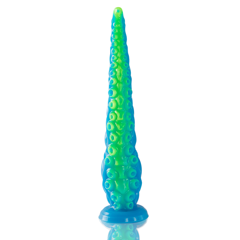 EPIC - SCYLLA FLUORESCENT THIN TENTACLE DILDO LARGE SIZE - NOCTURNA DESIRES