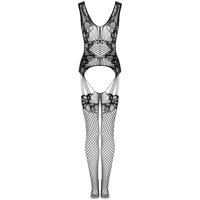 LIVCO CORSETTI FASHION - JULOVE BODYSTOCKING BLACK ONE SIZE - NOCTURNA DESIRES