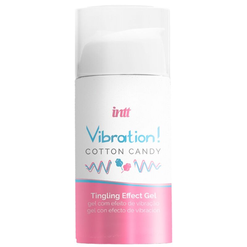 INTT - POWERFUL INTIMATE STIMULANT COTTON CANDY LIQUID VIBRATOR GEL 15 ML - NOCTURNA DESIRES