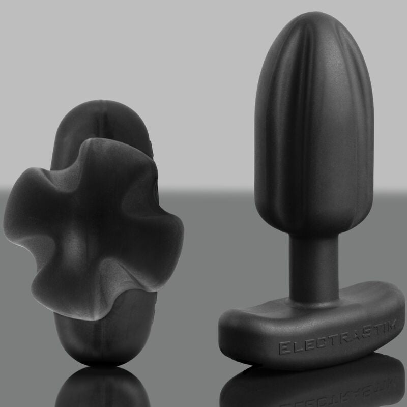 ELECTRASTIM - TARTARUS ANAL PLUG QUADRIPOLAR SILICONE BLACK - NOCTURNA DESIRES