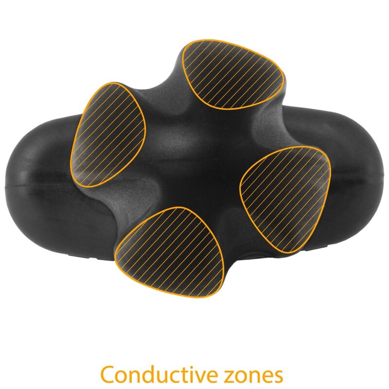 ELECTRASTIM - TARTARUS ANAL PLUG QUADRIPOLAR SILICONE BLACK - NOCTURNA DESIRES