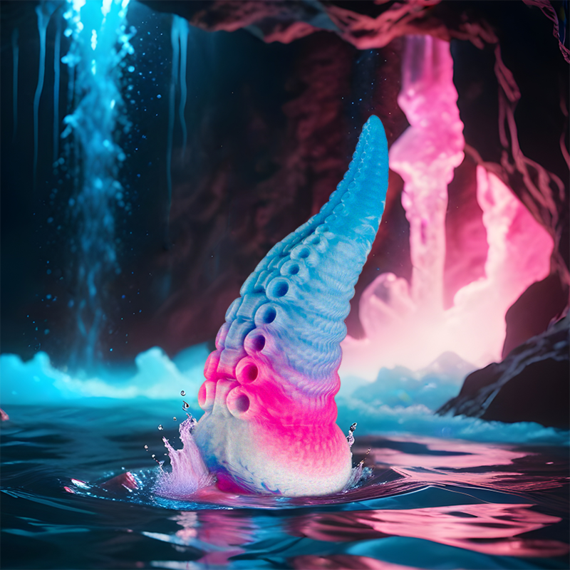 EPIC - PHORCYS BLUE TENTACLE DILDO SMALL SIZE - NOCTURNA DESIRES
