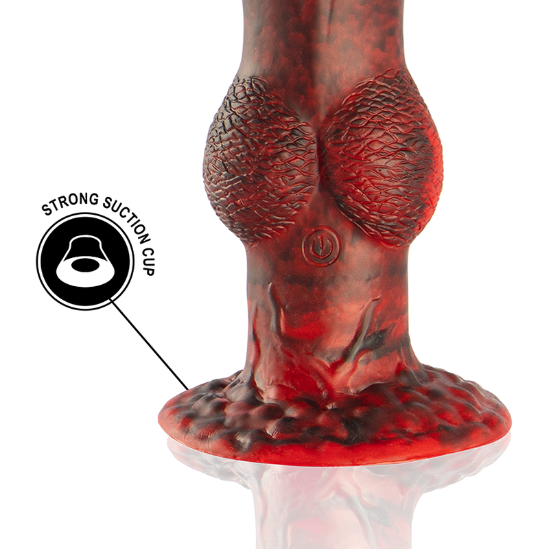 EPIC - PROMETHEUS DILDO TITAN IN FLAMES RECHARGEABLE REMOTE CONTROL - NOCTURNA DESIRES