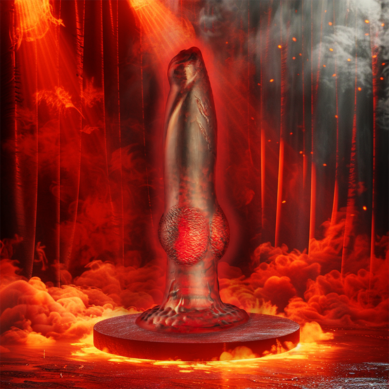 EPIC - PROMETHEUS DILDO TITAN IN FLAMES RECHARGEABLE REMOTE CONTROL - NOCTURNA DESIRES
