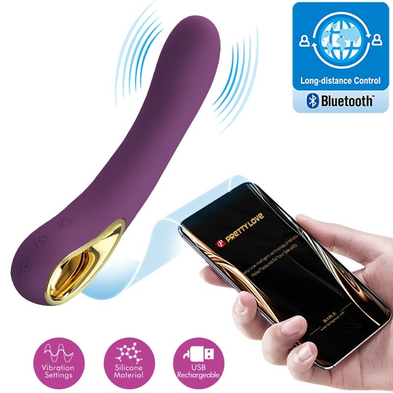 PRETTY LOVE - ETHAN RECHARGEABLE VIBRATOR LILA - NOCTURNA DESIRES