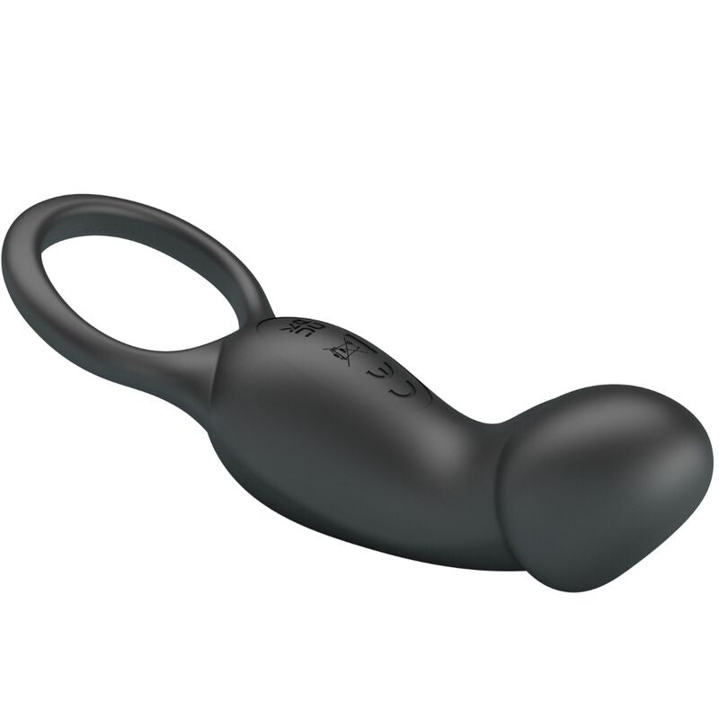 PRETTY LOVE - TRAE RING & VIBRATOR BLACK - NOCTURNA DESIRES