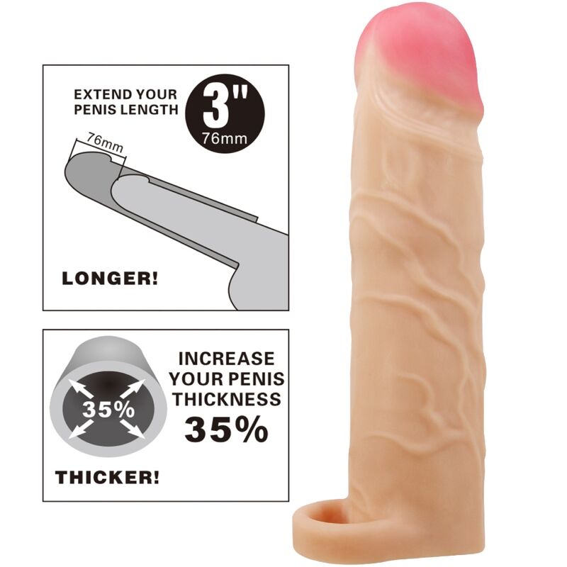 PRETTY LOVE - GERD PENIS EXTENDER COVER FLESH - NOCTURNA DESIRES
