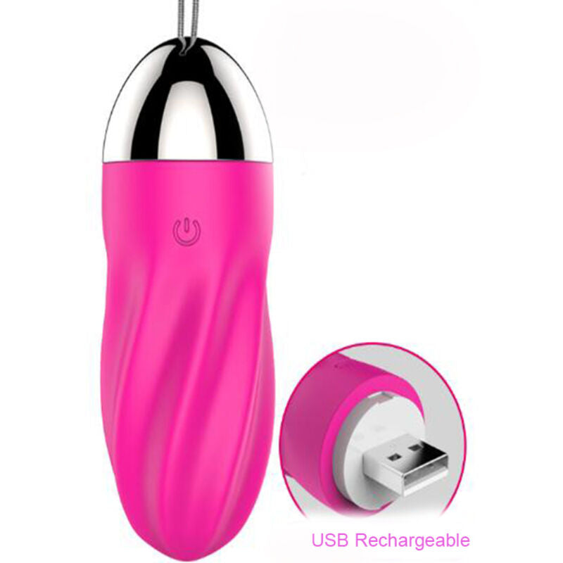ARMONY - SWEETY SPIRAL VIBRATING EGG REMOTE CONTROL PINK - NOCTURNA DESIRES