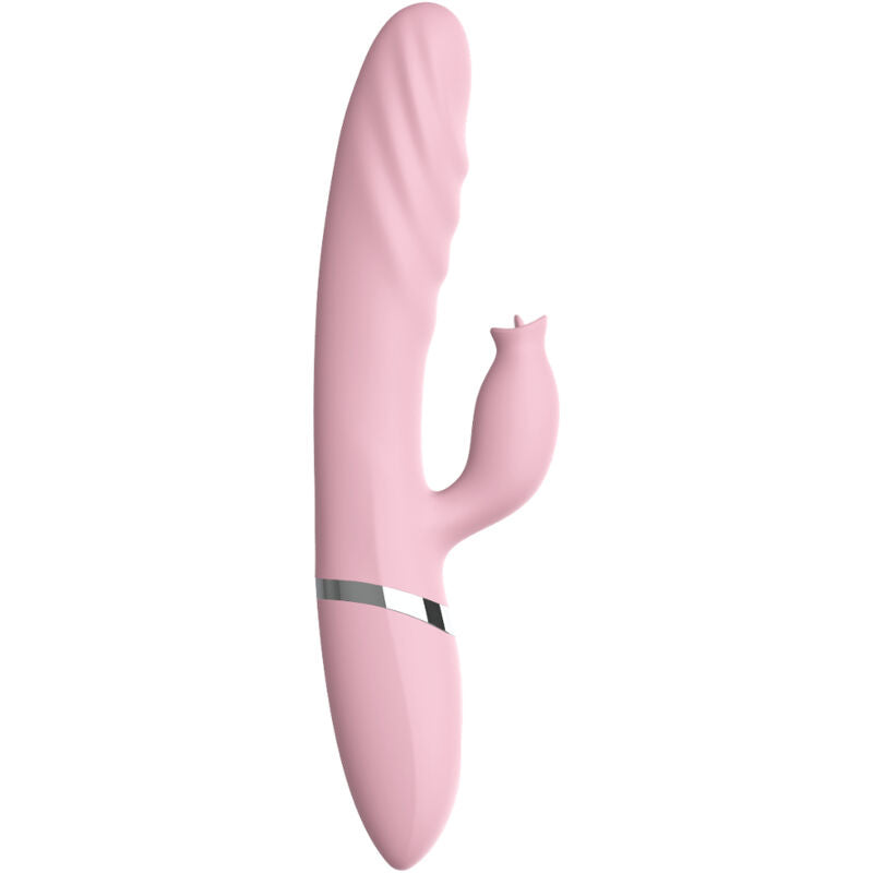 ARMONY - VIBRATOR & THRUSTING WITH PINK HEAT EFFECT TONGUE - NOCTURNA DESIRES