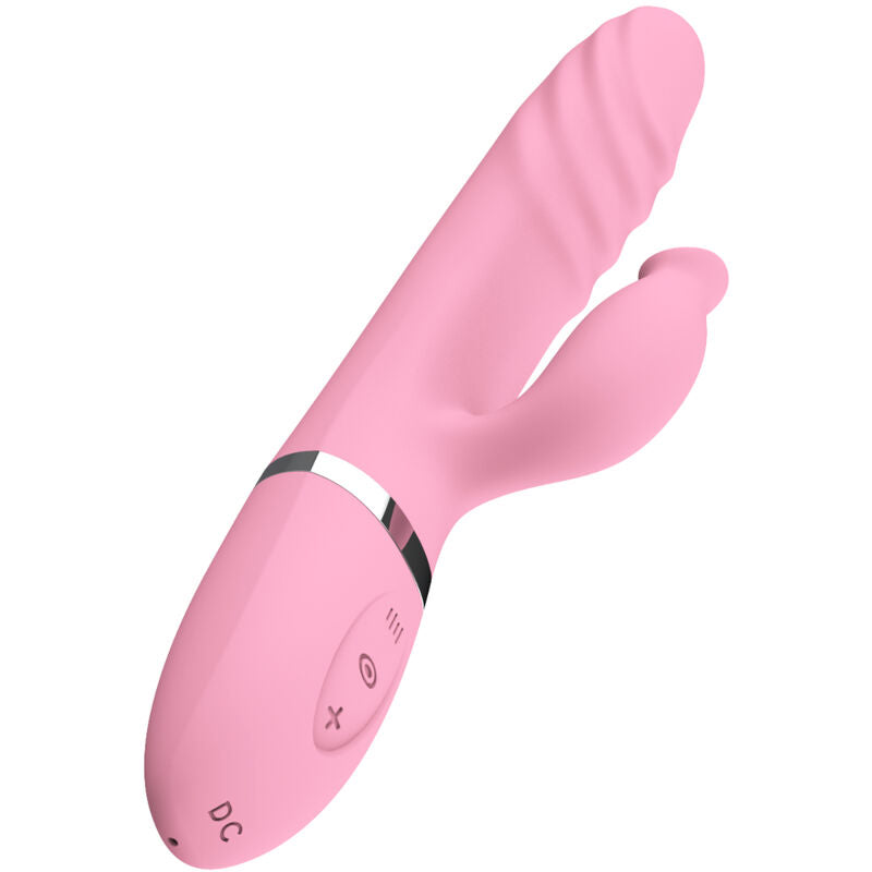 ARMONY - VIBRATOR & THRUSTING WITH PINK HEAT EFFECT TONGUE - NOCTURNA DESIRES