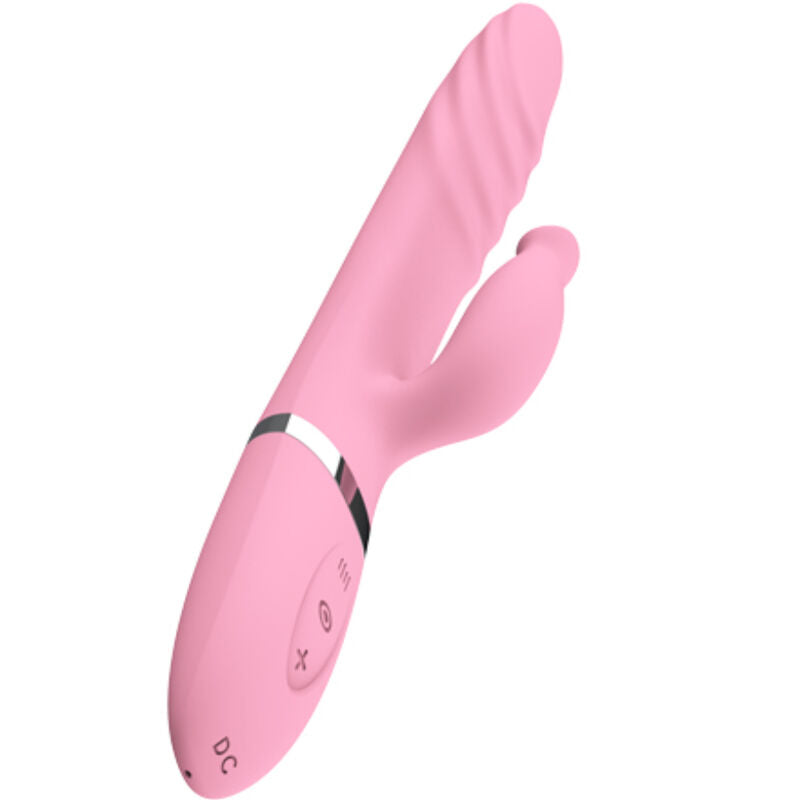 ARMONY - VIBRATOR & THRUSTING WITH PINK HEAT EFFECT TONGUE - NOCTURNA DESIRES