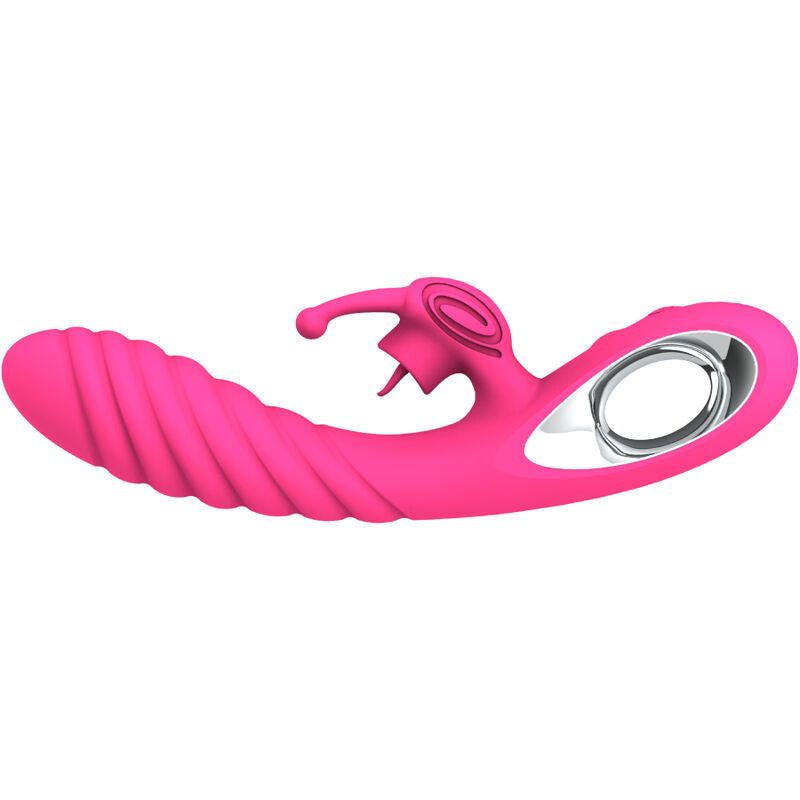 ARMONY - VICKY RABBIT VIBRATOR WITH FUCHSIA PULL RING TONGUE - NOCTURNA DESIRES