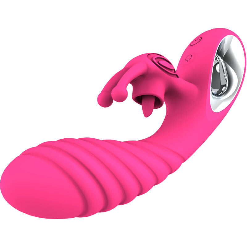 ARMONY - VICKY RABBIT VIBRATOR WITH FUCHSIA PULL RING TONGUE - NOCTURNA DESIRES