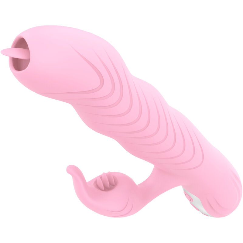 ARMONY - MARCIA VIBRATOR & THRUSTING DOUBLE TONGUE HEAT EFFECT PINK - NOCTURNA DESIRES