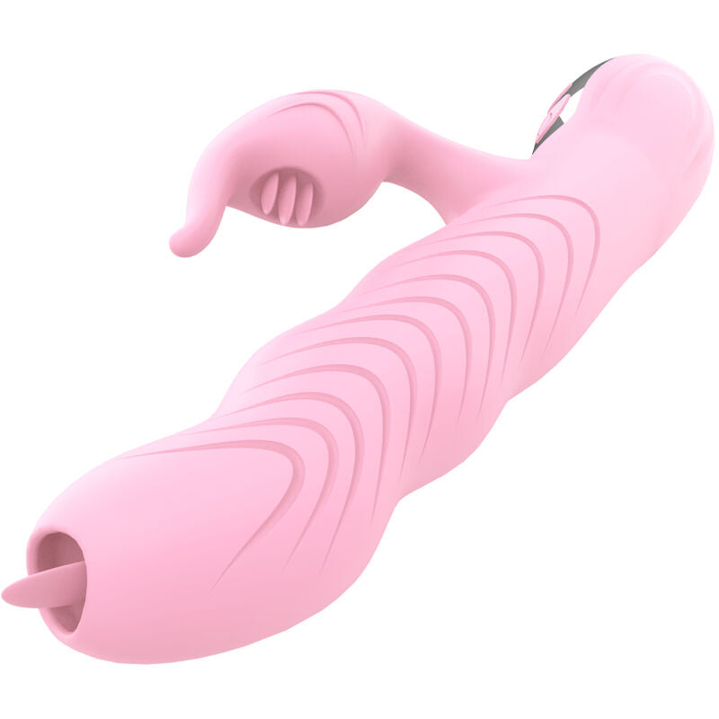 ARMONY - MARCIA VIBRATOR & THRUSTING DOUBLE TONGUE HEAT EFFECT PINK - NOCTURNA DESIRES