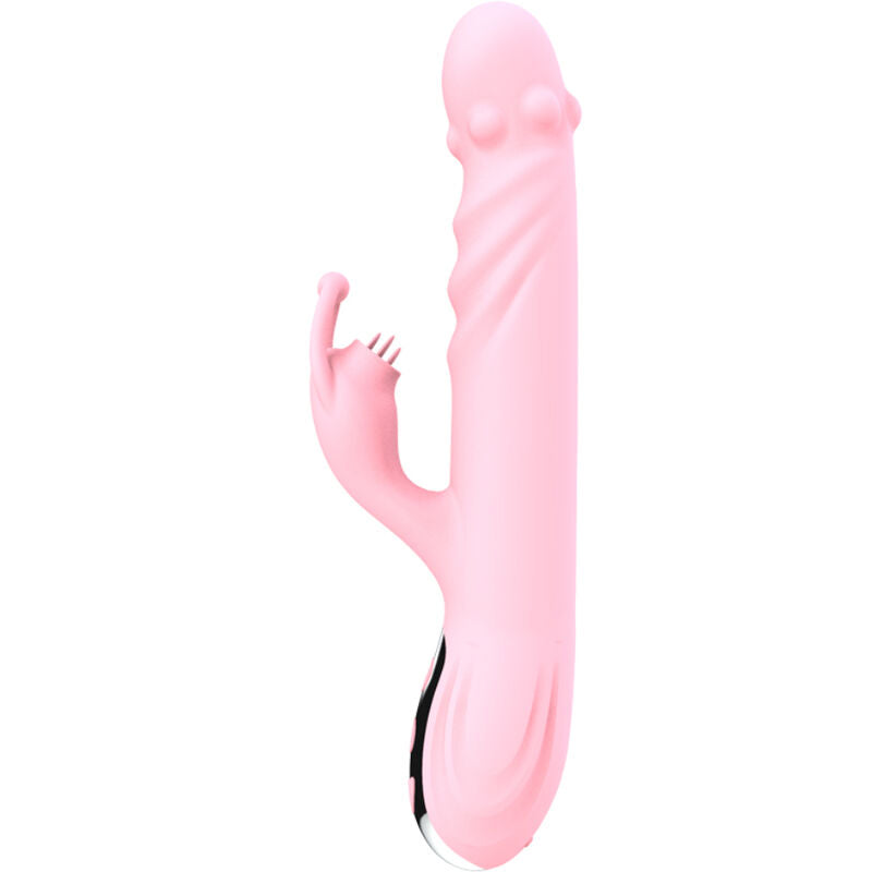 ARMONY - FULLY TONGUE VIBRATOR WITH STIMULATING TONGUE PINK HEAT EFFECT - NOCTURNA DESIRES