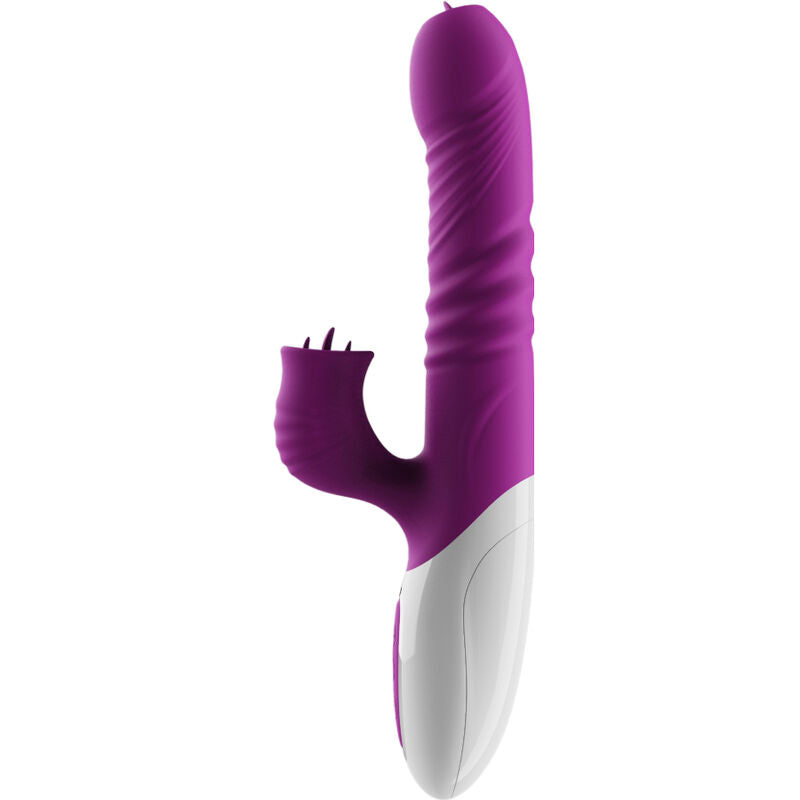 ARMONY - DOUBLE TONGUE VIBRATOR & THRUSTING VIOLET HEAT EFFECT - NOCTURNA DESIRES