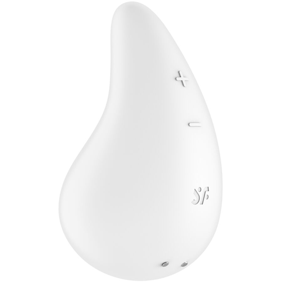 SATISFYER - DEW DROP VIBRATOR LAY-ON WHITE - NOCTURNA DESIRES