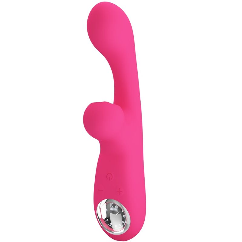 PRETTY LOVE - SKYLAR PINK STIMULATOR VIBRATOR - NOCTURNA DESIRES