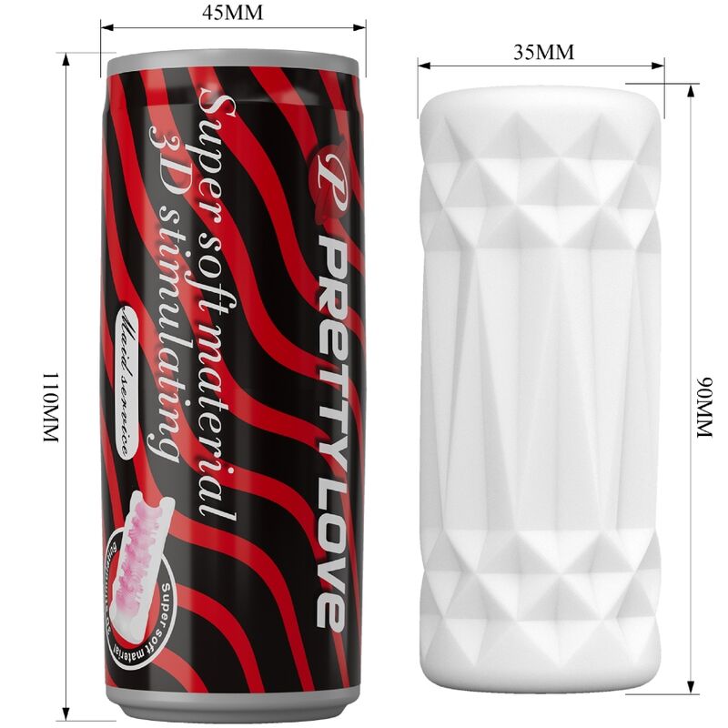 PRETTY LOVE - 3D STIMULATOR CAN MODEL 1 - NOCTURNA DESIRES