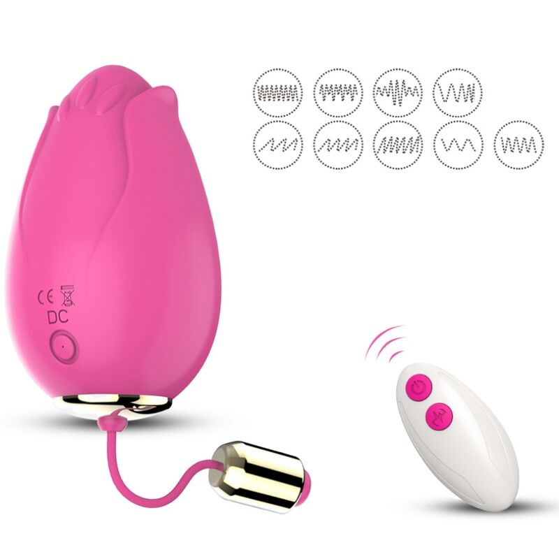 ARMONY - MANDALA EGG VIBRATOR G-SPOT REMOTE CONTROL FUCHSIA - NOCTURNA DESIRES