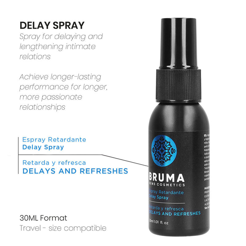 BRUMA - DELAY AND REFRESHES SPRAY 30 ML - NOCTURNA DESIRES