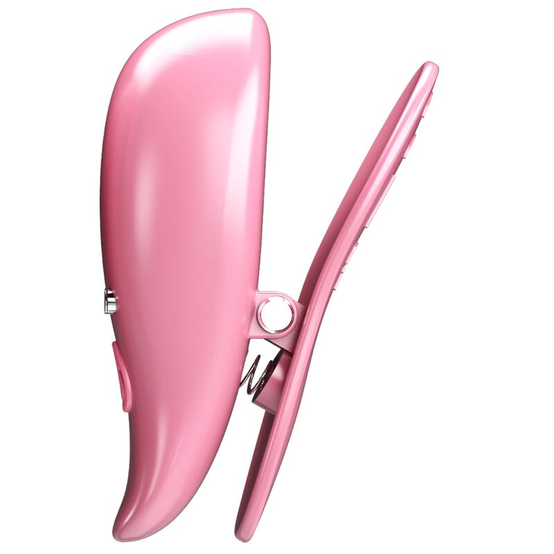 PRETTY LOVE - LEAF VIBRATING NIPPLE CLAMPS PINK - NOCTURNA DESIRES