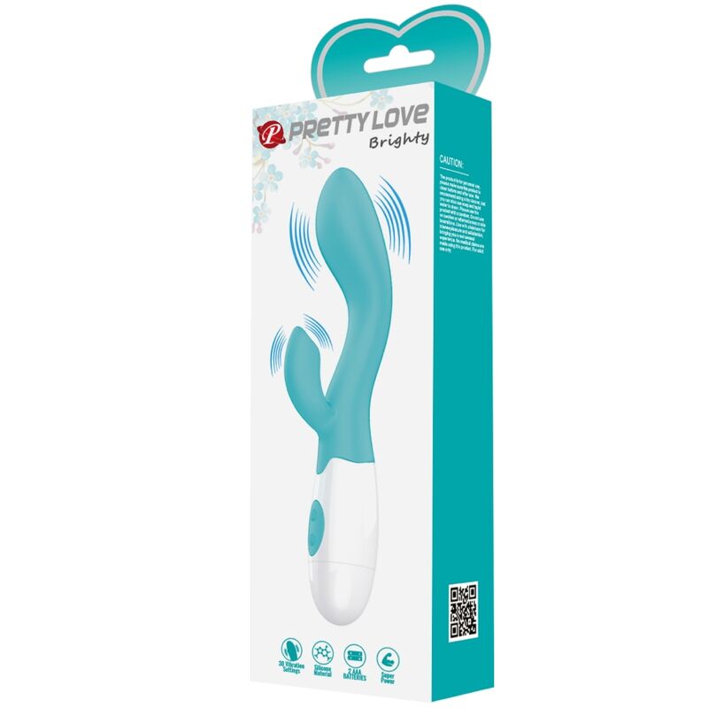 PRETTY LOVE - BRIGHTY G-SPOT VIBRATOR AQUA GREEN - NOCTURNA DESIRES