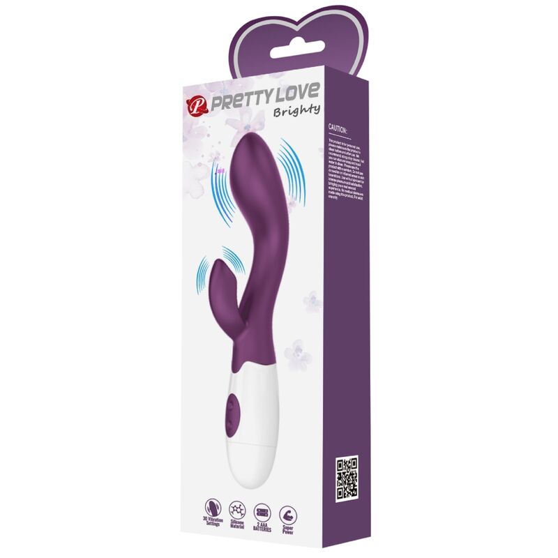 PRETTY LOVE - BRIGHTY G-SPOT VIBRATOR PURPLE - NOCTURNA DESIRES