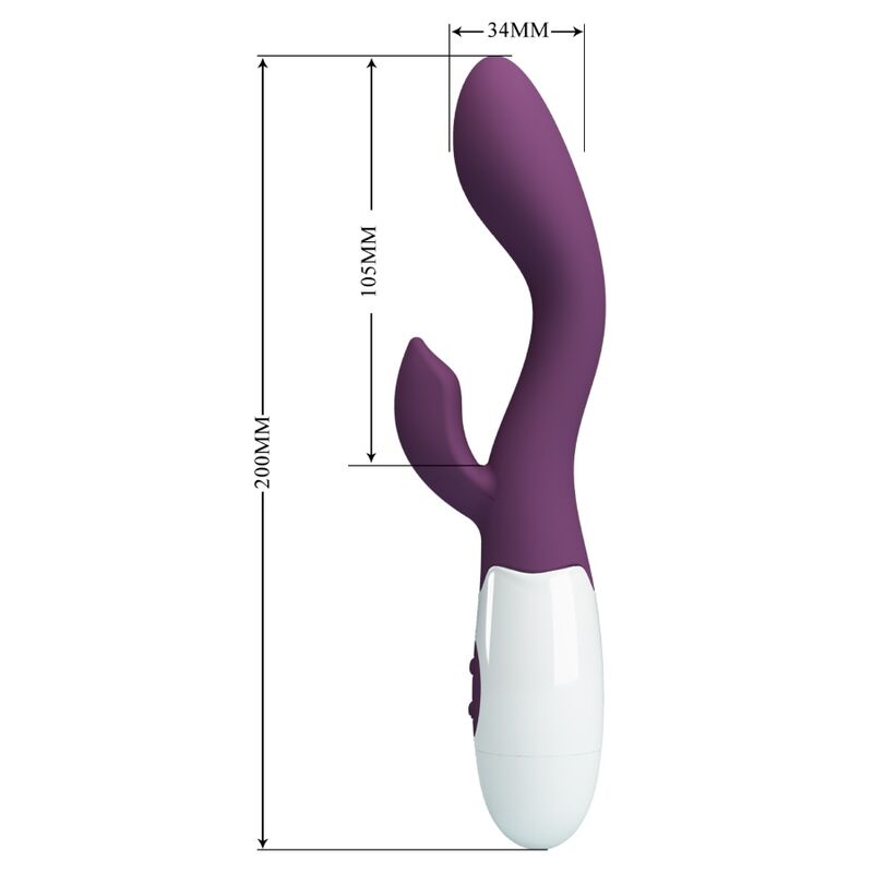 PRETTY LOVE - BRIGHTY G-SPOT VIBRATOR PURPLE - NOCTURNA DESIRES