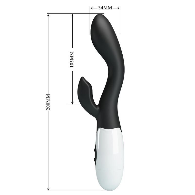 PRETTY LOVE - BRIGHTY G-SPOT VIBRATOR BLACK - NOCTURNA DESIRES