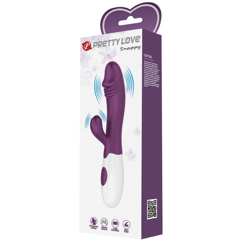 PRETTY LOVE - SNAPPY G-SPOT VIBRATOR PURPLE - NOCTURNA DESIRES